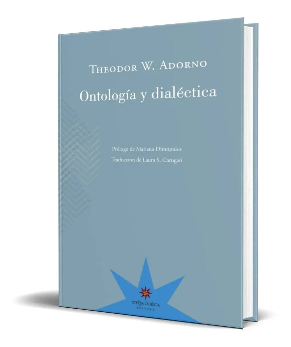 Portada de Libro Ontología Y Dialéctica [ Theodor W. Adorno ] Original
