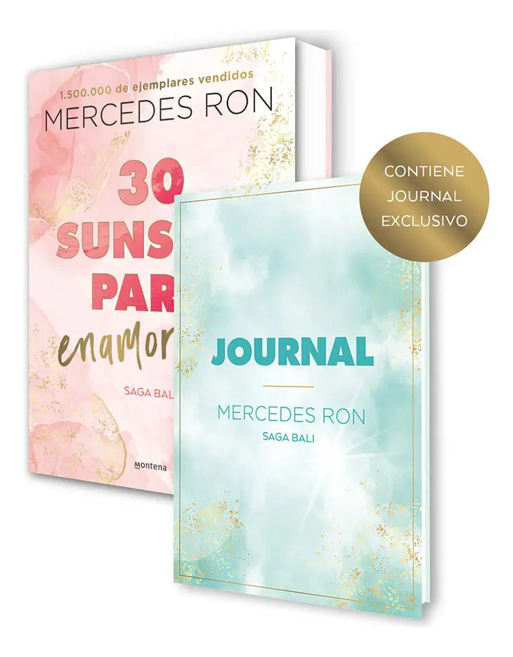 Portada de 30 Sunsets Para Enamorarte (con Journal Exclusivo) (bali 1), De Ron, Mercedes. Saga Bali, Vol. 0. Editorial Monte…