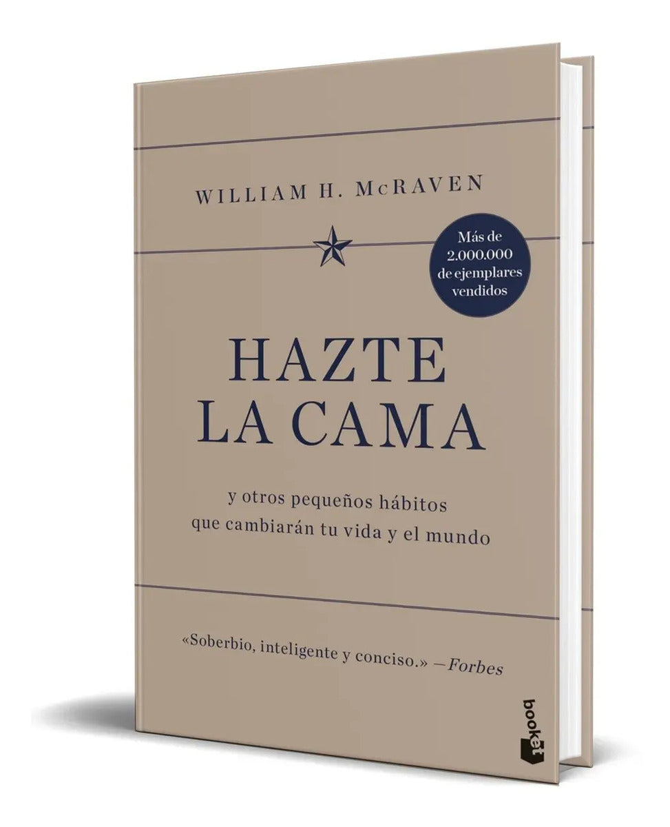 Portada de Libro Hazte La Cama [ Y Otros Pequeños Hábitos ] Original