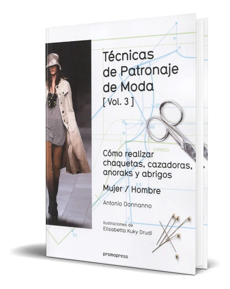 Portada de Libro Técnicas De Patronaje De Moda Vol. 3 [ Original ]