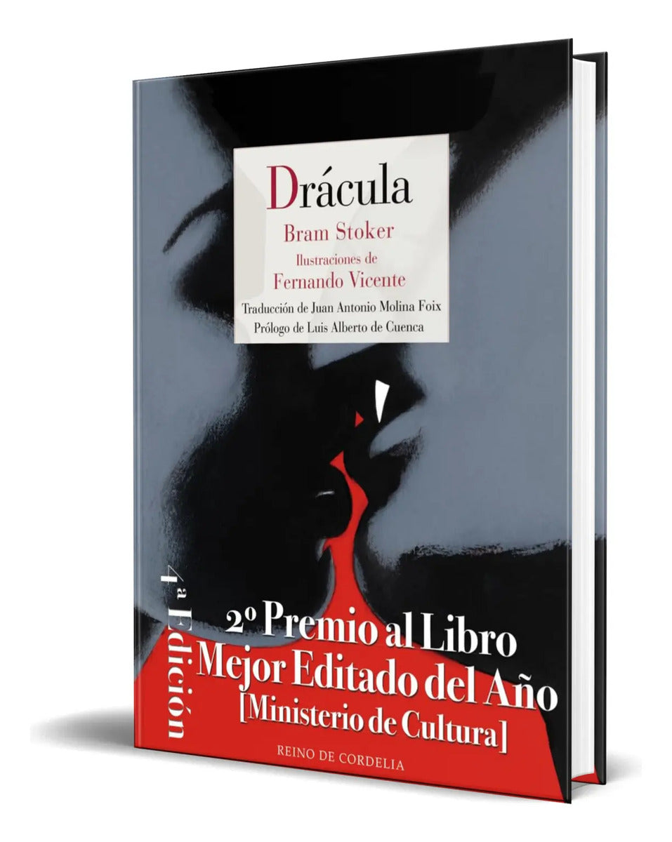 Portada de Drácula [ Bram Stoker ] Pasta Dura Ed. Reino De Cordelia