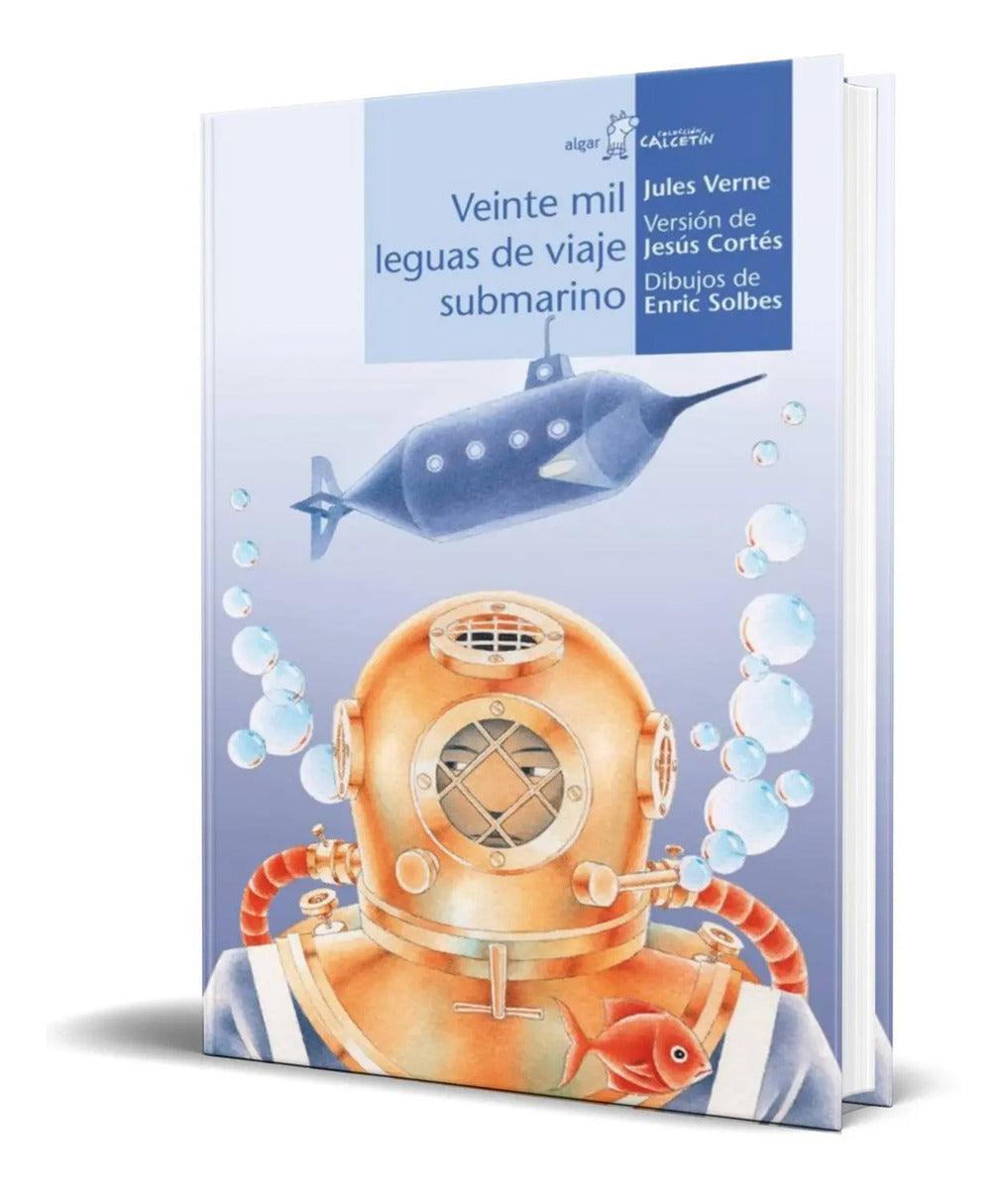 Portada de Libro Veinte Mil Leguas De Viaje Submarino [ Original ]