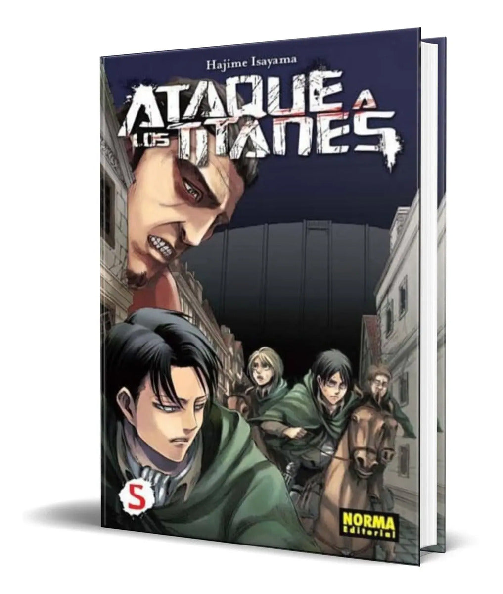 Portada de Libro Ataque A Los Titanes Vol.5 [ Hajime Isayama] Original
