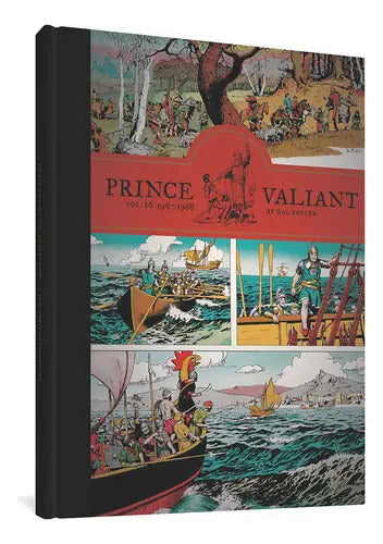 Portada de Prince Valiant Vol.16, De Hal Foster. Editorial Fantagraphics Books, Tapa Dura En Inglés, 2018