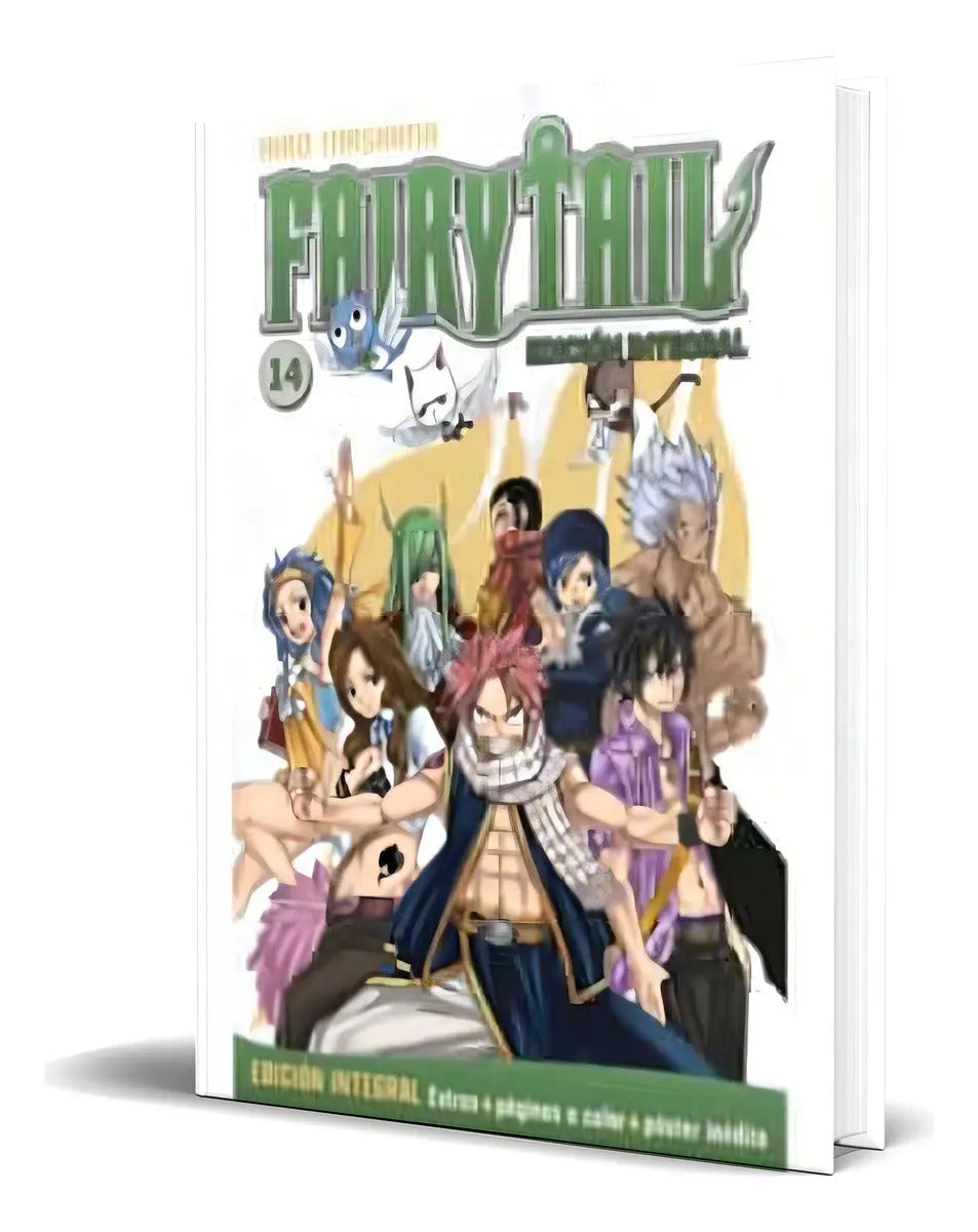 Portada de Libro Fairy Tail Vol.14 [ Hiro Mashima ] Original, De Hiro Mashima. Fairy Tail, Vol. 14. Editorial Ecc, Tapa Dura…