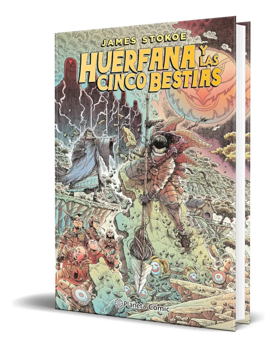 Portada de Libro Huérfana Y Las Cinco Bestias [ James Stokoe ] Original