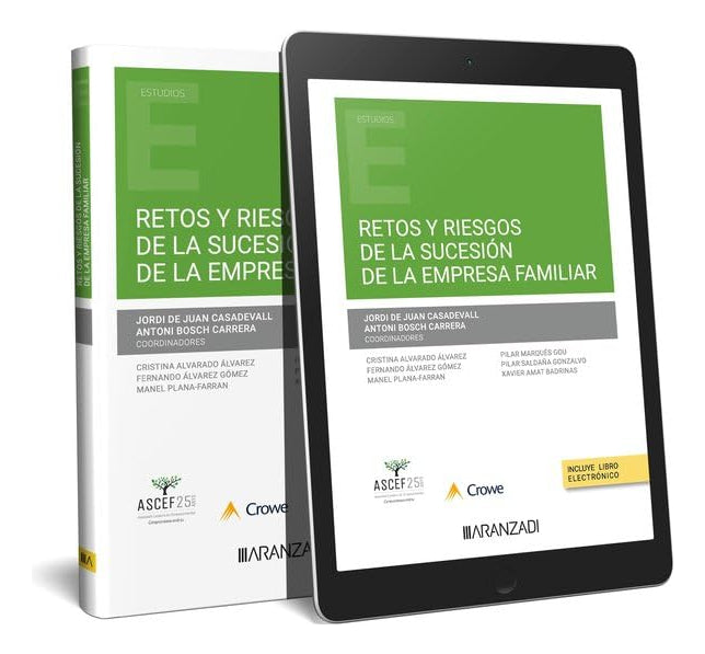 Portada de Libro Retos Y Riesgos De La Sucesión De La Empresa Familiar