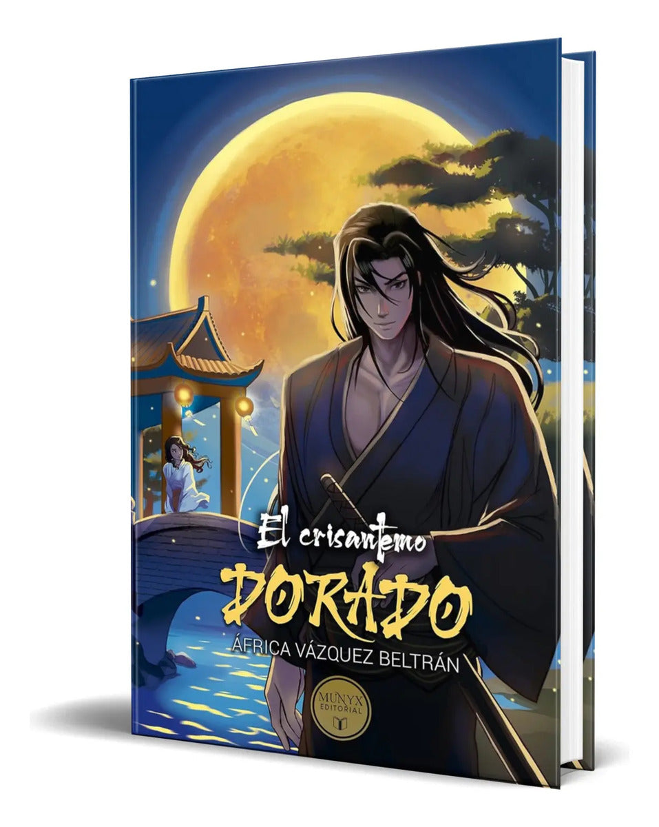 Portada de Libro El Crisantemo Dorado África Vázquez Beltrán Original