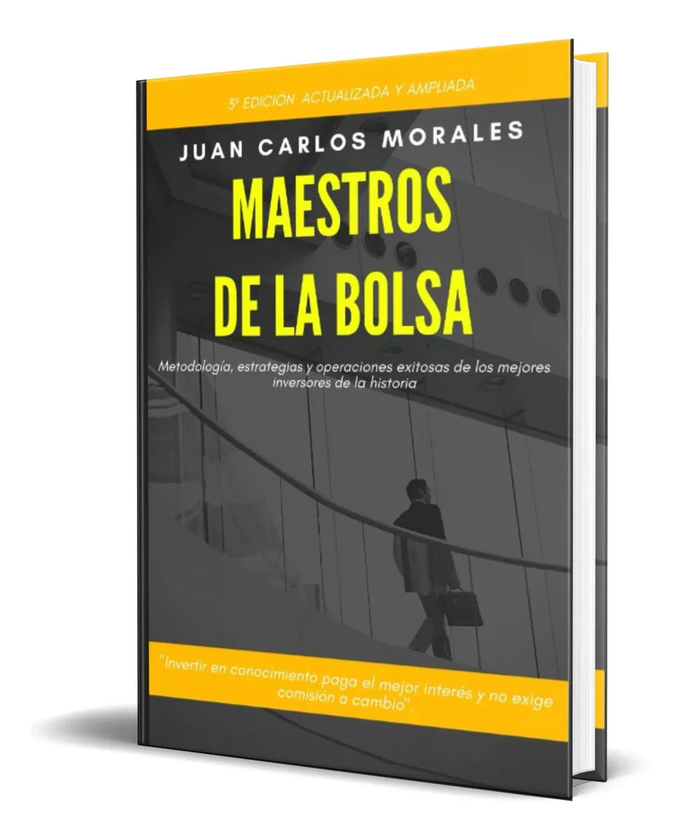 Portada de Libro Maestros De La Bolsa [ Juan Carlos Morales ] Original