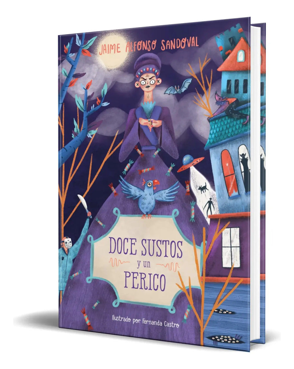 Portada de Libro Doce Sustos Y Un Perico [ Jaime Alfonso Sandoval ]