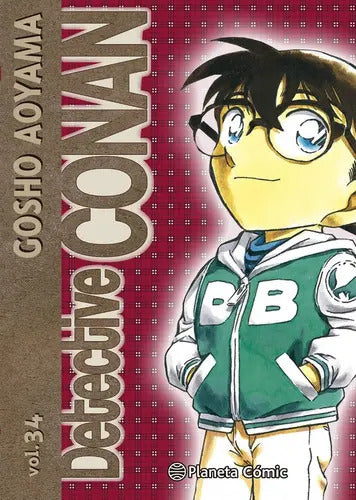 Portada de Detective Conan Nº 34 (nueva Edicion), De Aoyama, Gosho. Editorial Planeta Comic, Tapa Blanda En Español