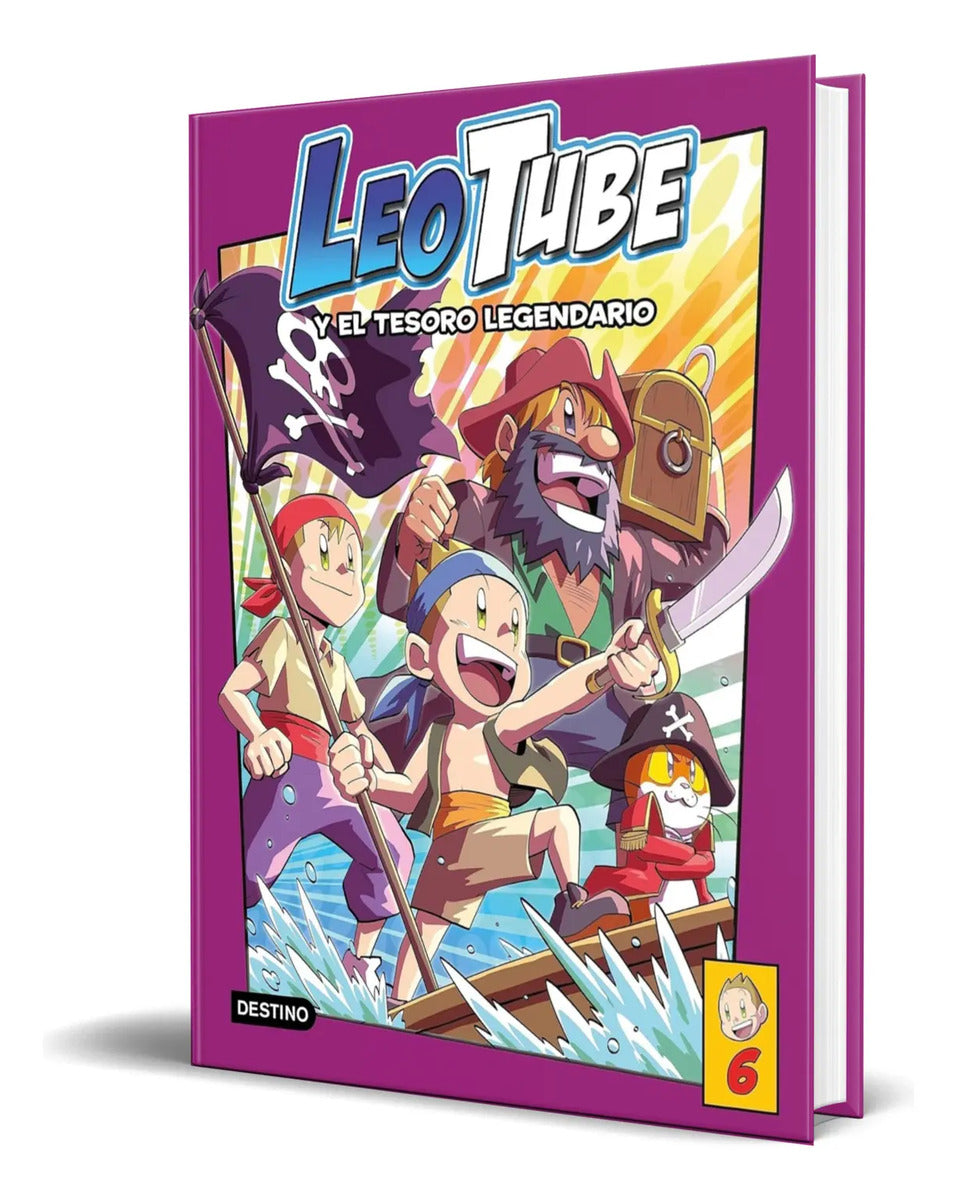 Portada de Libro Leotube Vol.6 [ Y El Tesoro Legendario ] Original