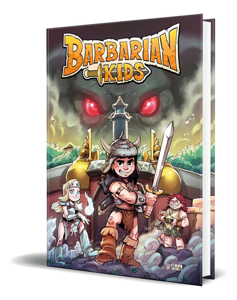 Portada de Libro Barbarian Kids Vol.1 [ La Torre Del Elefante] Original, De Nacho Golfe. Editorial Yermo Ediciones, Tapa Bla…
