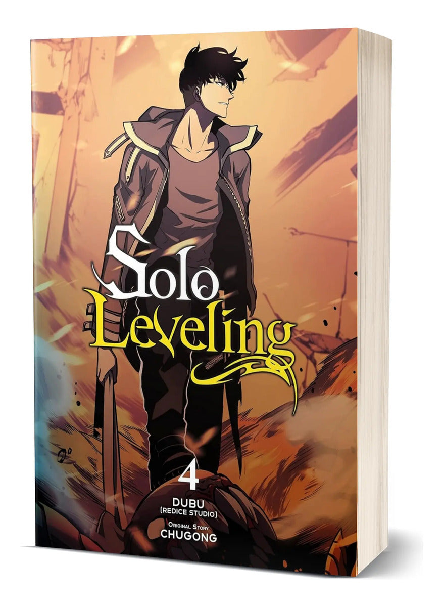 Portada de Cómic Solo Leveling Vol.4 En Inglés [ Chugong ] Original