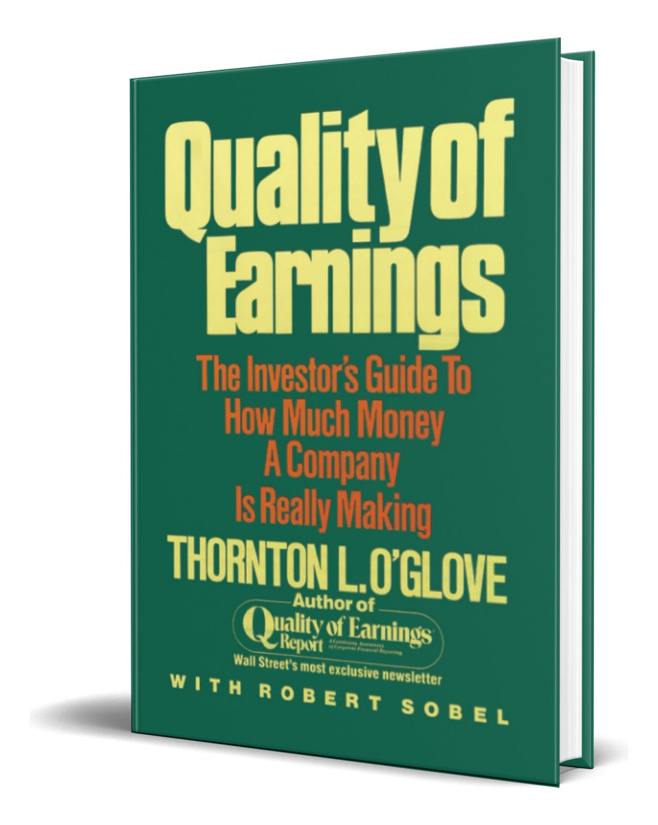Portada de Libro Quality Of Earnings [ Thornton L O'glove ] Original