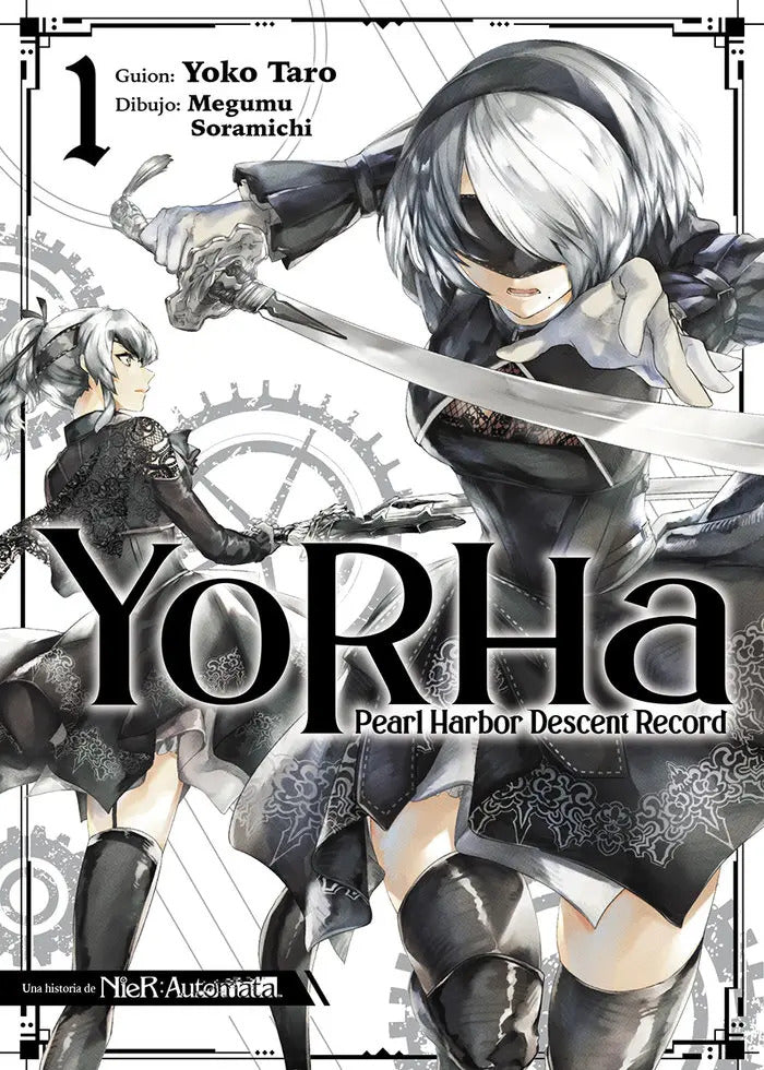 Portada de Yorha. Pearl Harbor Descent Record 01, De Taro, Yoko. Editorial Norma Editorial, S.a. En Español