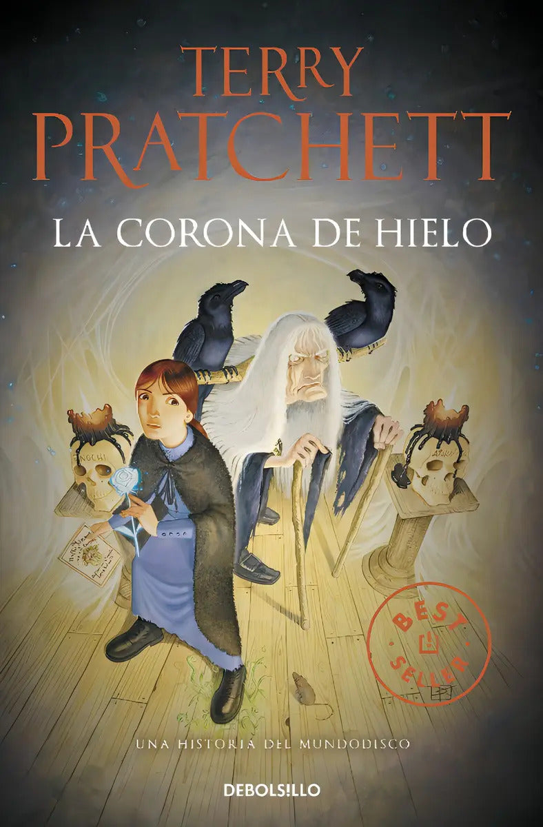Portada de La Corona De Hielo, De Pratchett, Terry. Bestseller Editorial Debolsillo, Tapa Blanda En Español, 2020