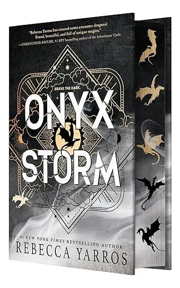 Portada de Libro Onyx Storm [ Pasta Dura ] Original Inglés