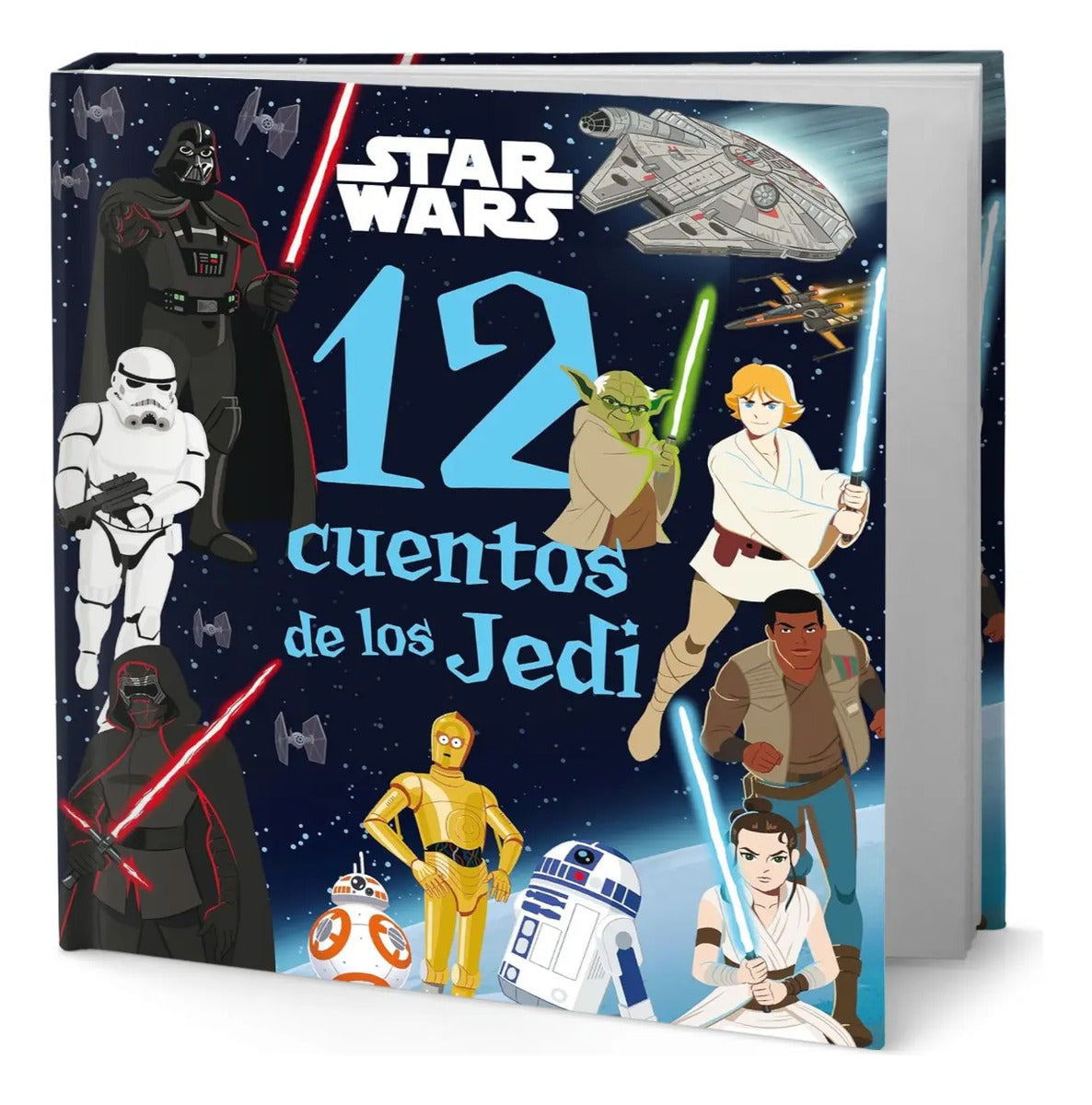 Portada de Libro Star Wars [ 12 Cuentos De Los Jedi ] Original