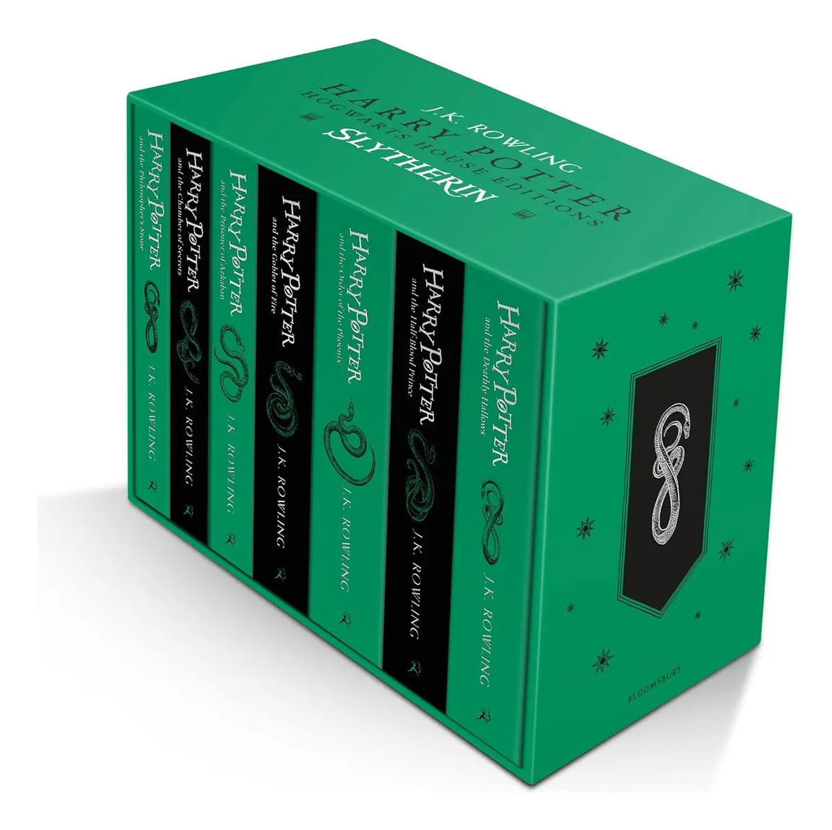 Portada de Harry Potter Slytherin House Editions, De Rowling, J. K.. Editorial Bloomsbury, Tapa Blanda En Inglés