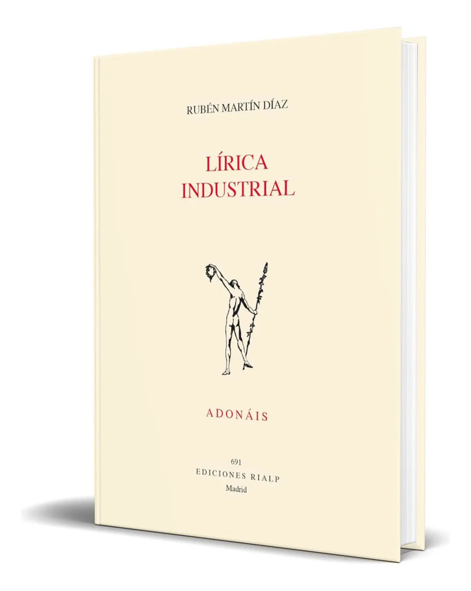 Portada de Libro Lírica Industrial [ Rubén Martín Díaz ] Original