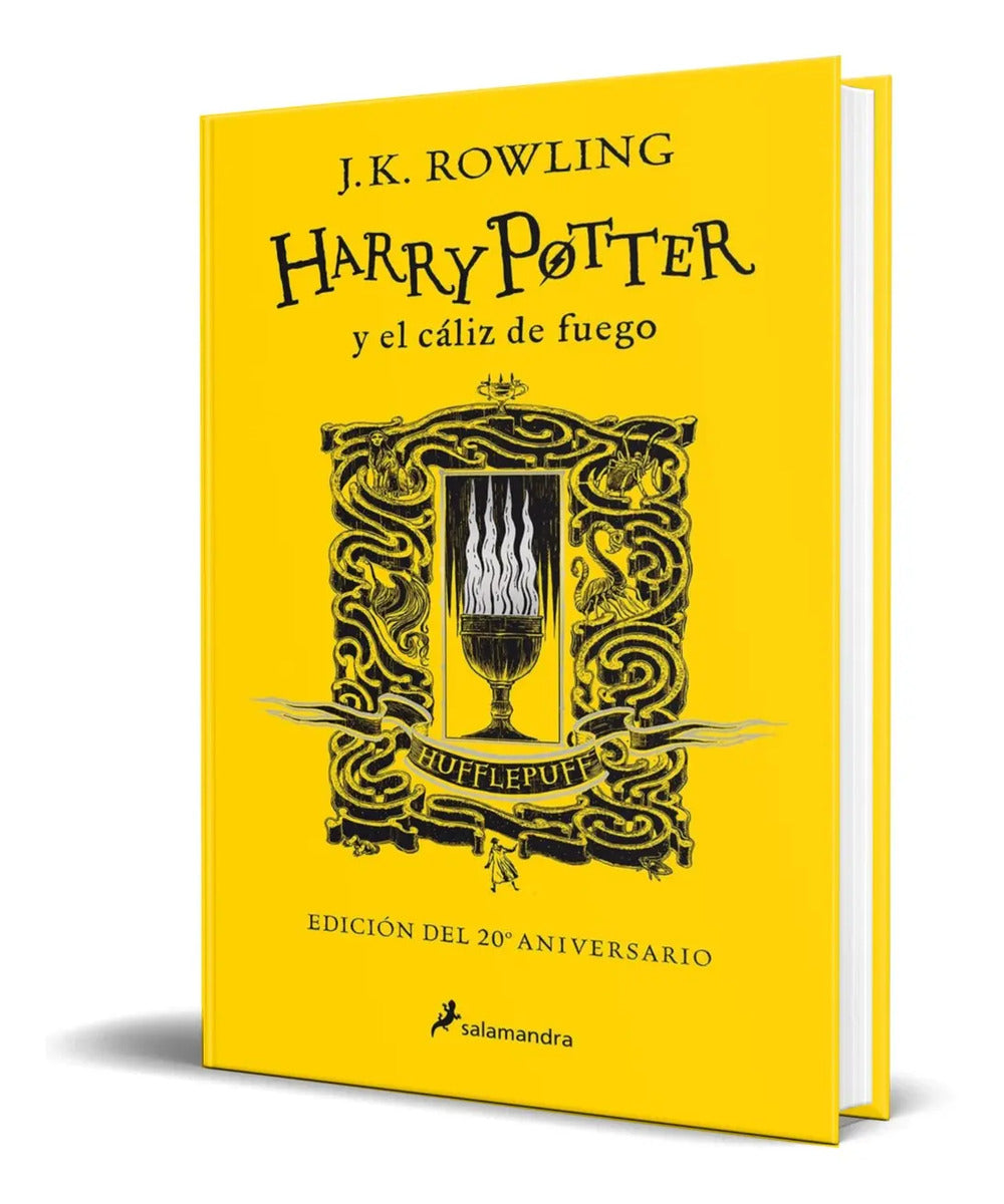 Portada de Harry Potter Y El Cáliz De Fuego [ Hufflepuff ] Pasta Dura
