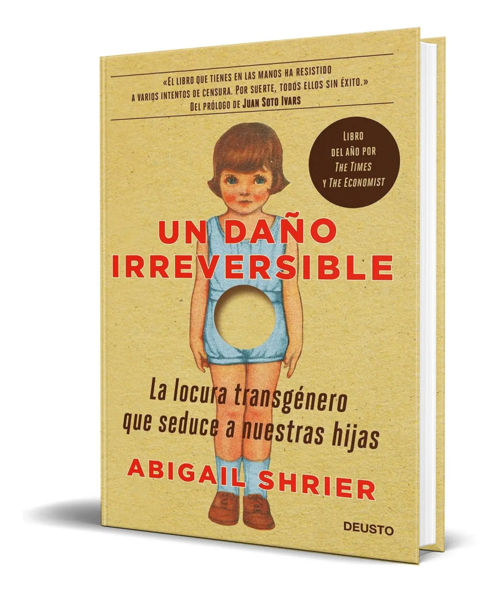 Portada de Libro Un Daño Irreversible [ La Locura Transgénero] Original