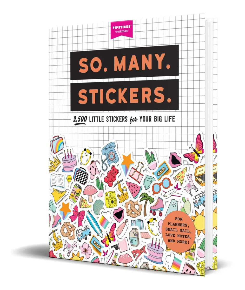 Portada de Libro So. Many. Stickers. [ 2,500 Little Stickers ] Original