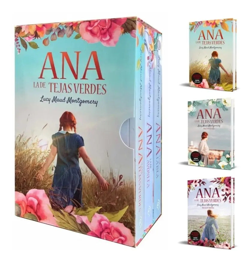 Portada de Estuche Ana De Las Tejas Verdes [ Vol. 1, 2 Y 3 ] Originales