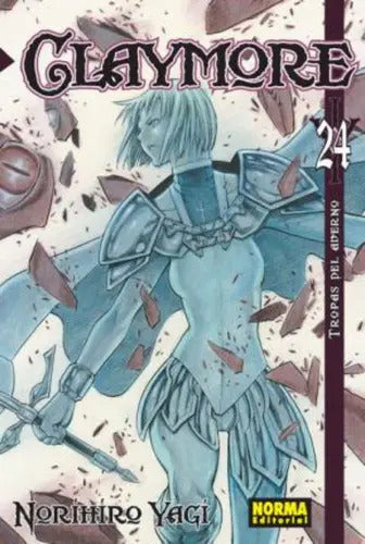 Portada de Claymore 24, De Yagi, Norihiro. Norma Editorial S.a., Tapa Blanda En Español