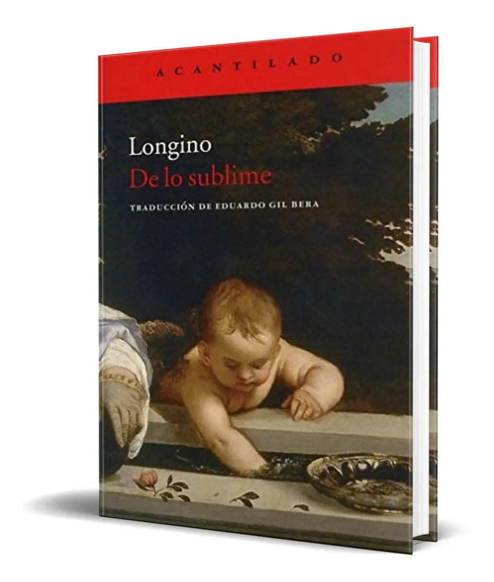 Portada de Libro De Lo Sublime [ Longino ] Original
