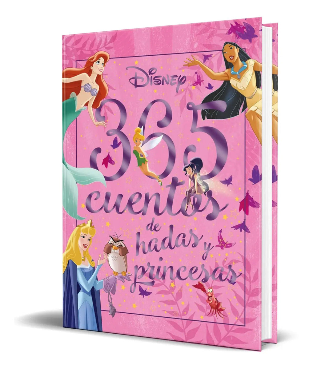 Portada de Libro Para Niñas 365 Cuentos De Hadas Y Princesas Pasta Dura