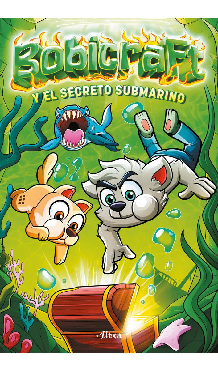 Portada de Libro Bobicraft Y El Secreto Submarino Altea 1.0 Páginas 160 Tapa Blanda