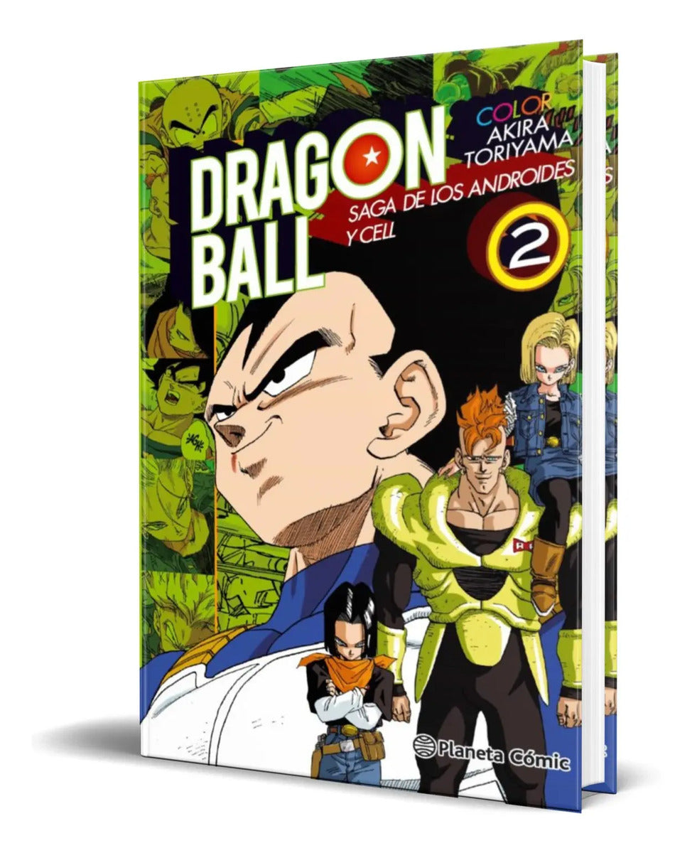 Portada de Libro Dragon Ball Color Cell Vol.2 Akira Toriyama Original