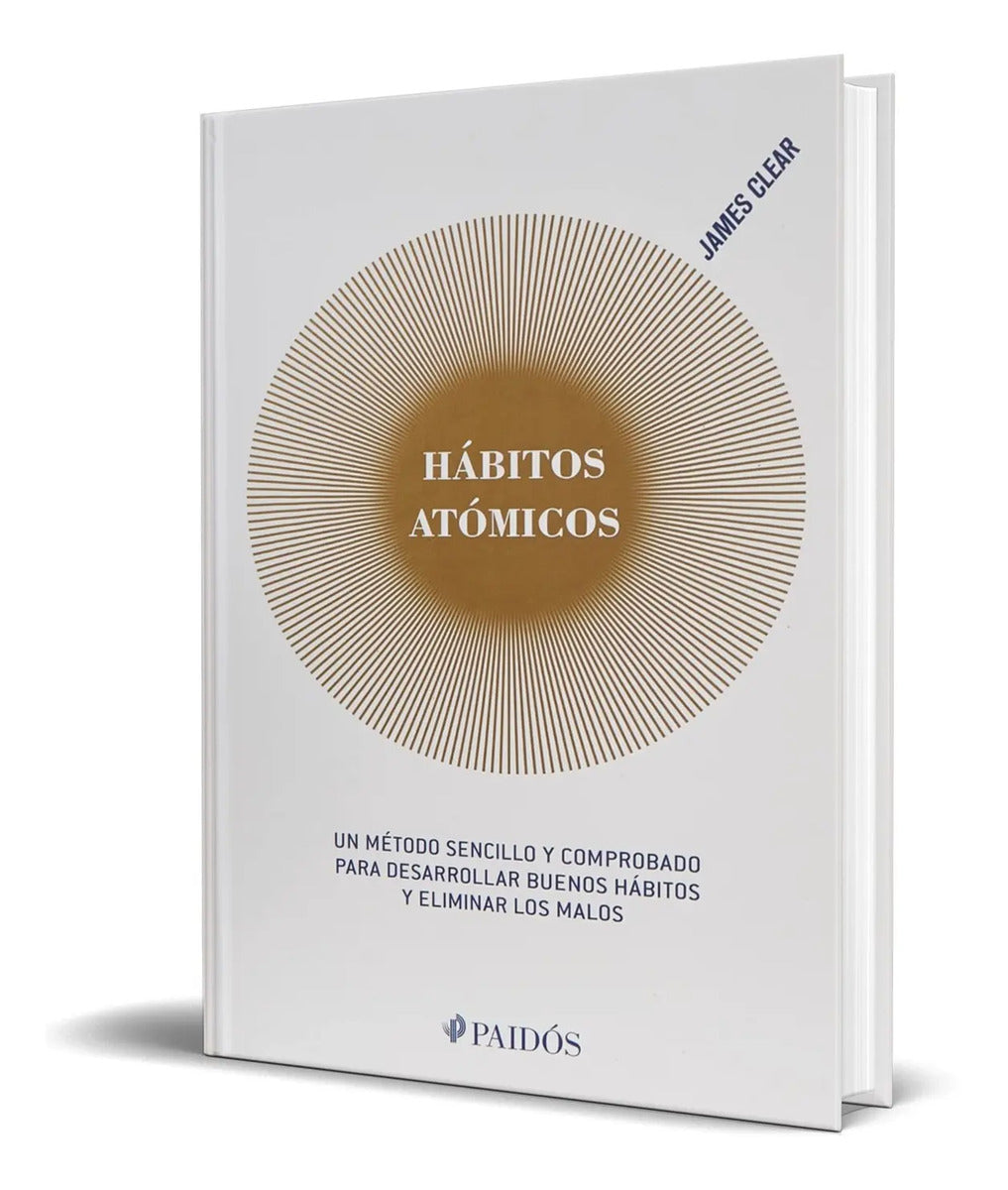 Portada de Libro Hábitos Atómicos [ James Clear ] Pasta Dura Original