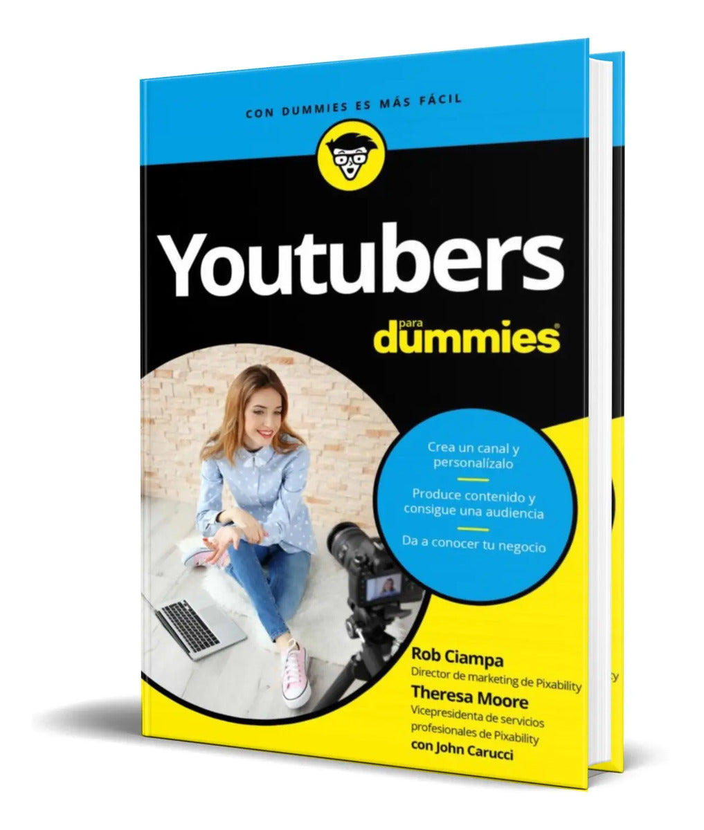 Portada de Libro Youtubers Para Dummies [ Rob Ciampa ] Original
