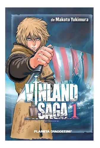 Portada de Vinland Saga- Tomo 1, De Makoto Yukimura., Vol. 1. Editorial Planeta, Tapa Blanda En Español