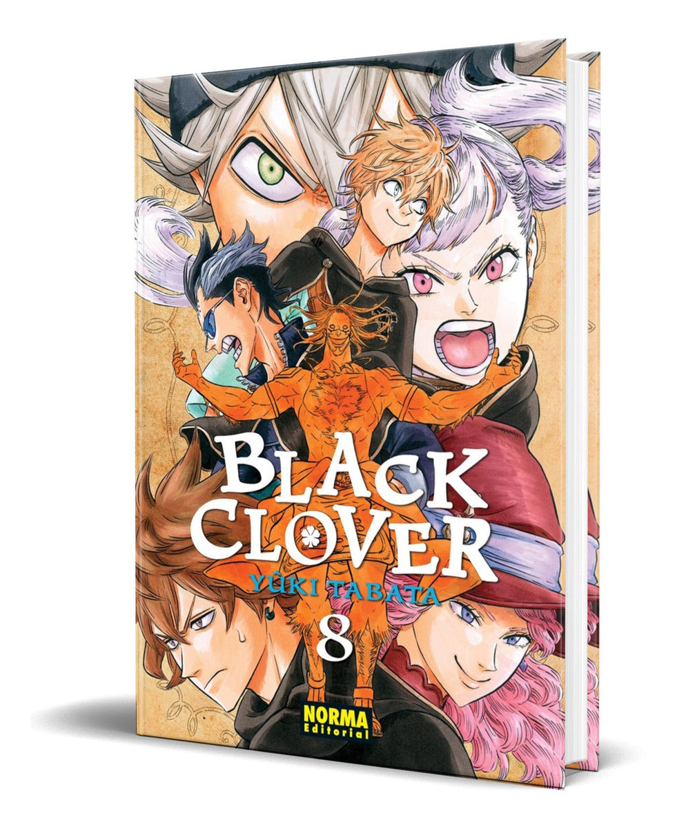 Portada de Libro Black Clover Vol.8 [ Yuuki Tabata ] Original