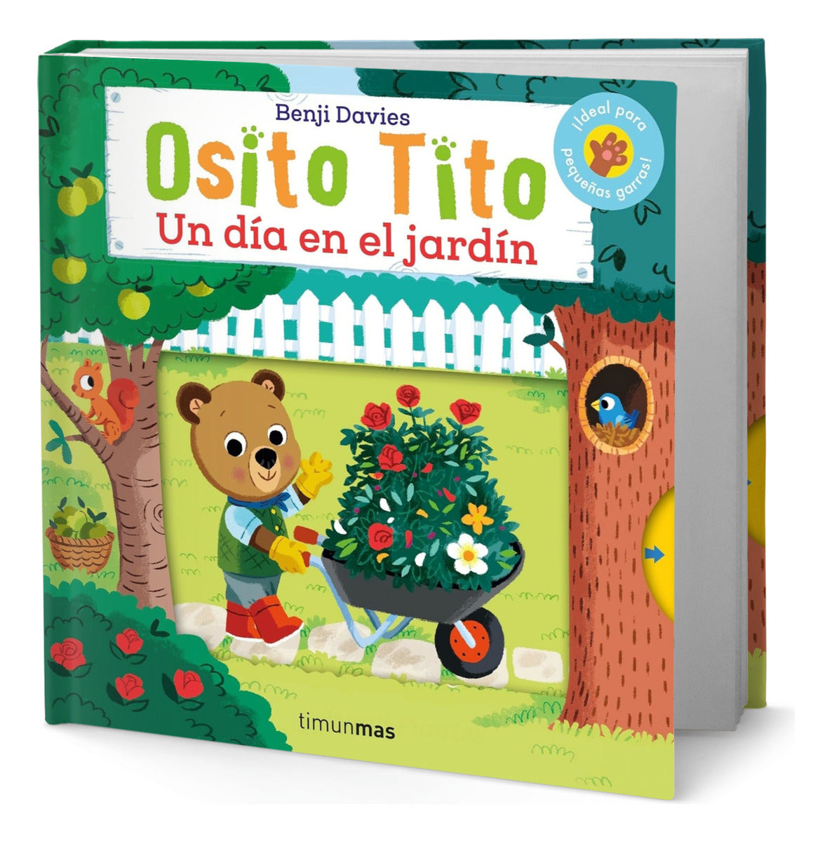 Portada de Libro Osito Tito. Un Día En El Jardín [ Original ]