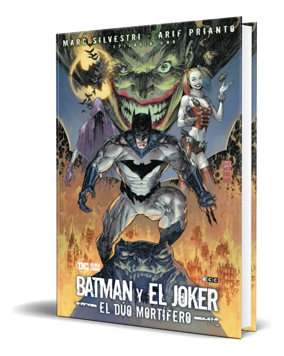 Portada de Libro Batman Y El Joker [ Marc Silvestri ] Original