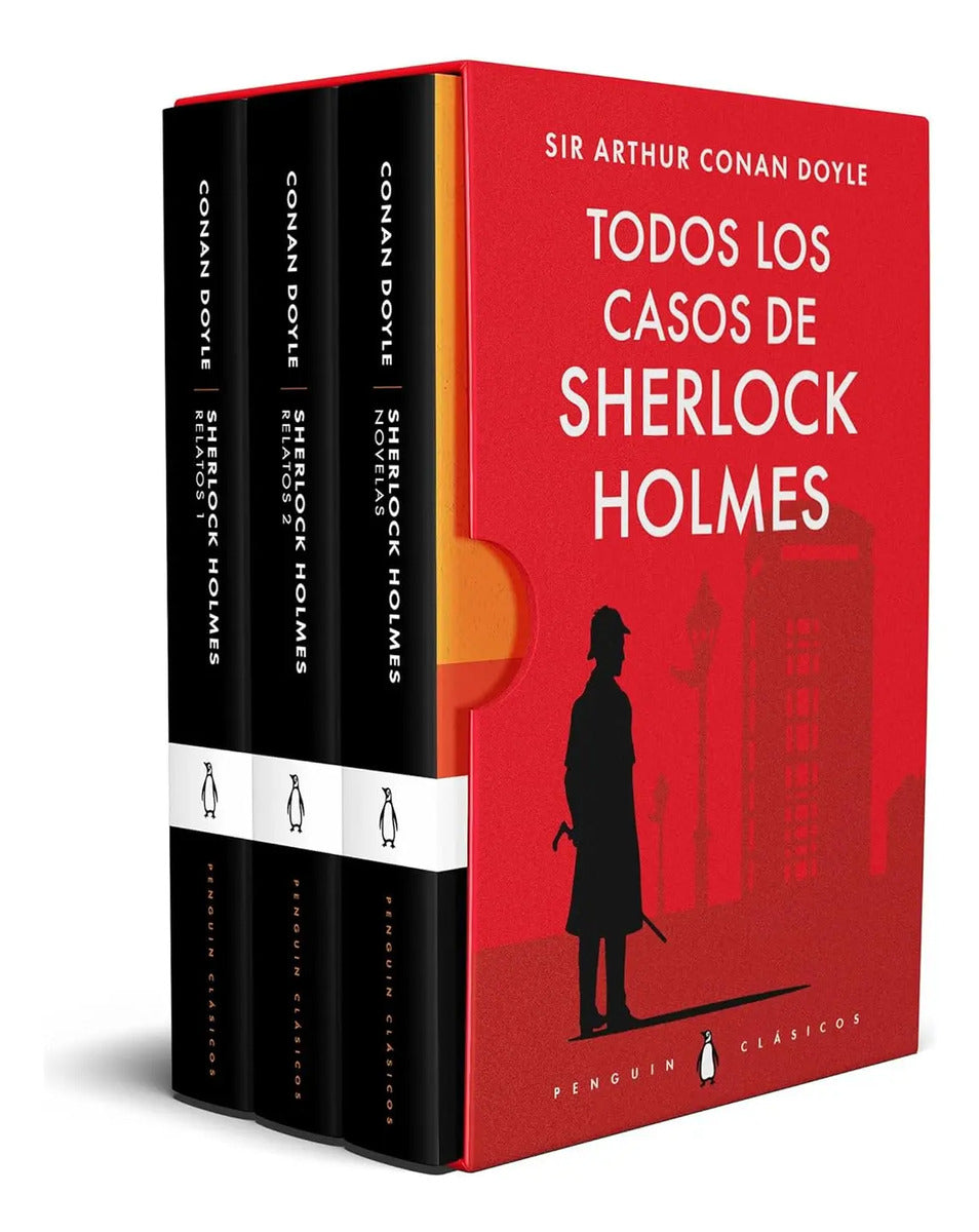Portada de Estuche 3 Libros Sherlock Holmes [ Edición Limitada ]