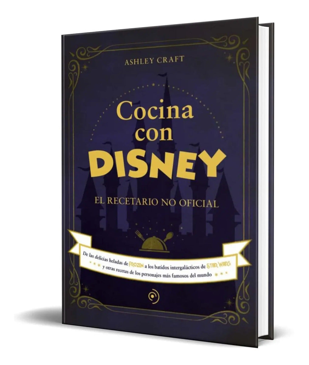 Portada de Libro Cocina Con Disney [ Ashley Craft ] Original