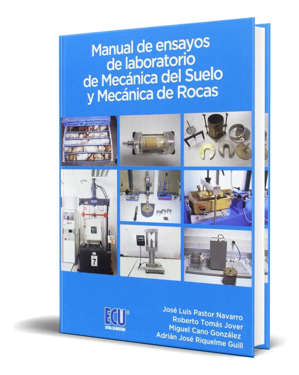 Portada de Libro Manual De Ensayos De Laboratorio De Mecanica Del Suelo
