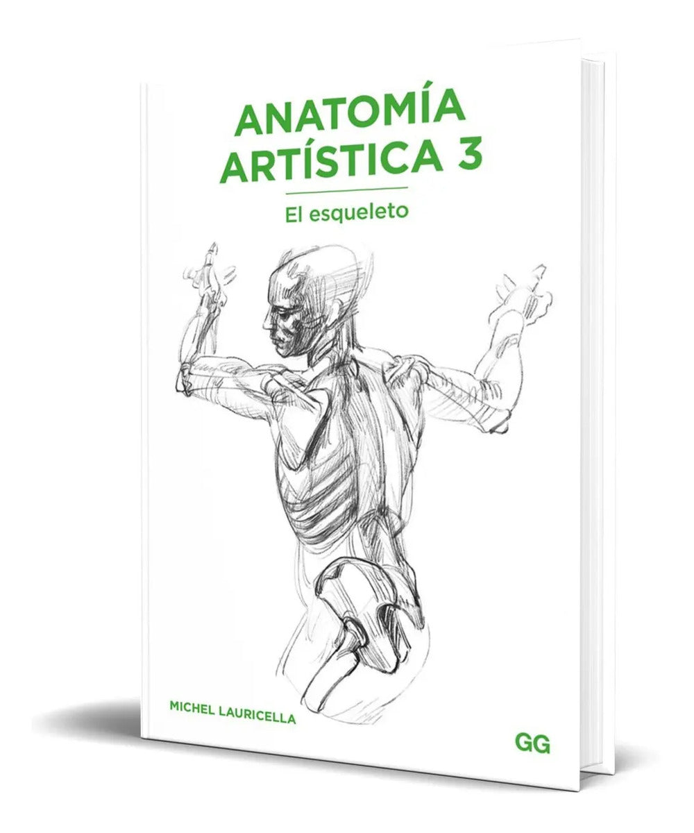 Portada de Libro Anatomía Artística 3 [ El Esqueleto ] Original