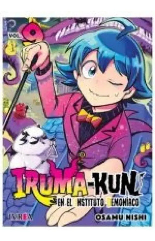 Portada de Iruma Kun En El Instituto Demoniaco N 09: En El Instituto Demoniaco, De Nishi Osamu., Vol. 1. Editorial Ivrea ,ed…
