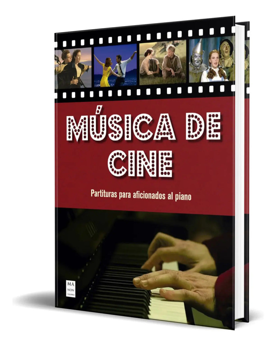 Portada de Libro Música De Cine [ Partituras Para Piano ] Original
