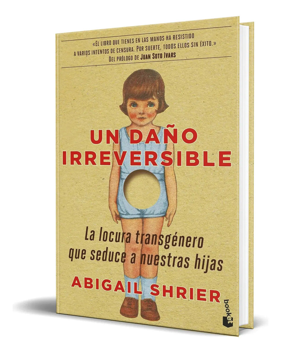 Portada de Libro Un Daño Irreversible [ La Locura Transgénero] Original