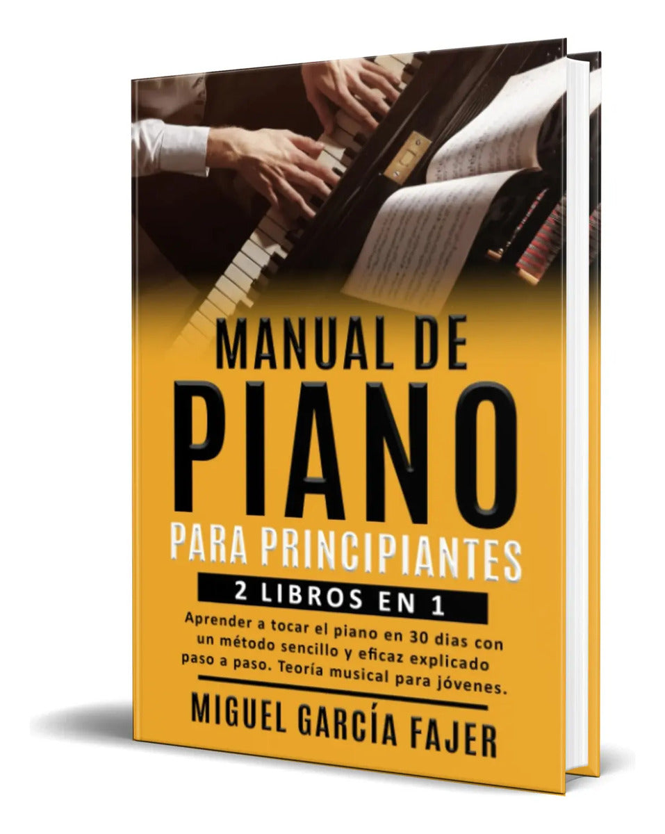 Portada de Libro Manual De Piano Para Principiantes [ Original ]