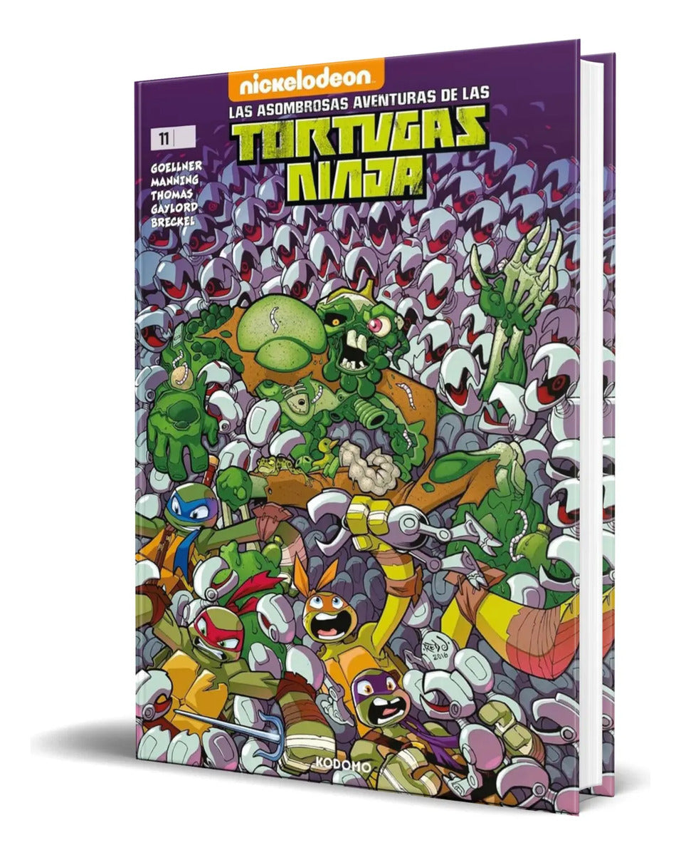 Portada de Libro Las Asombrosas Aventuras De Las Tortugas Ninja Vol.11