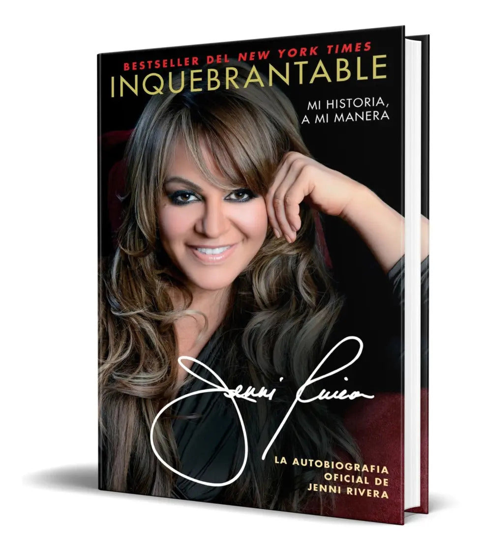Portada de Libro Inquebrantable Mi Historia - Jenni Rivera [ Original ]